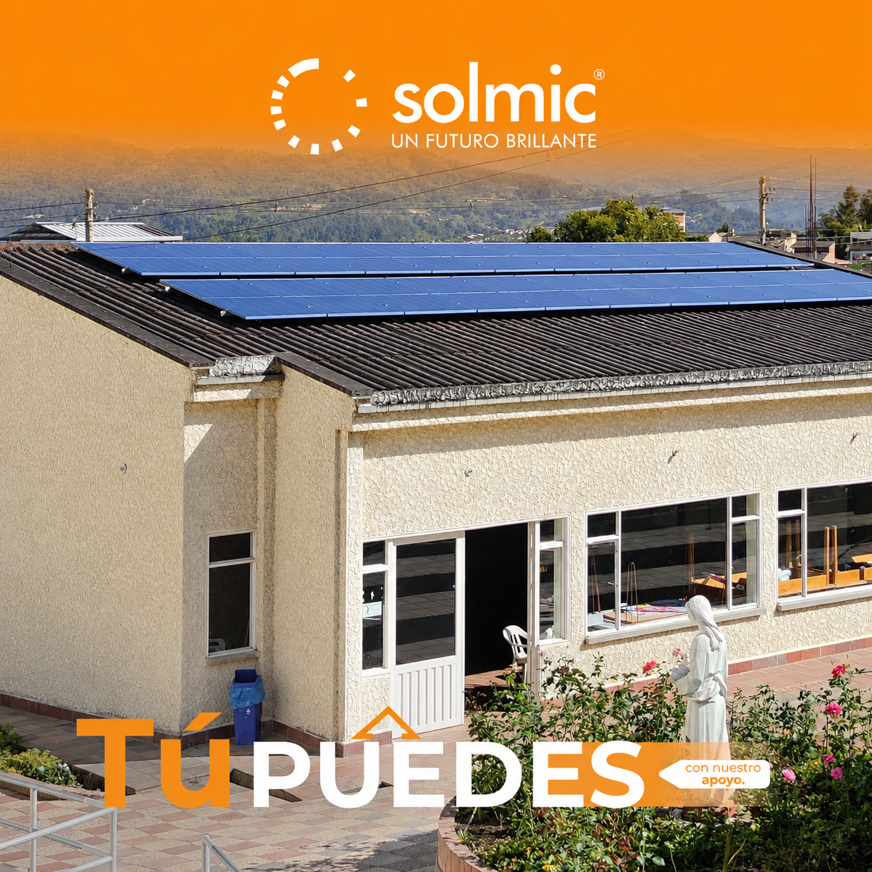 Instalación solar residencial de SOLMIC